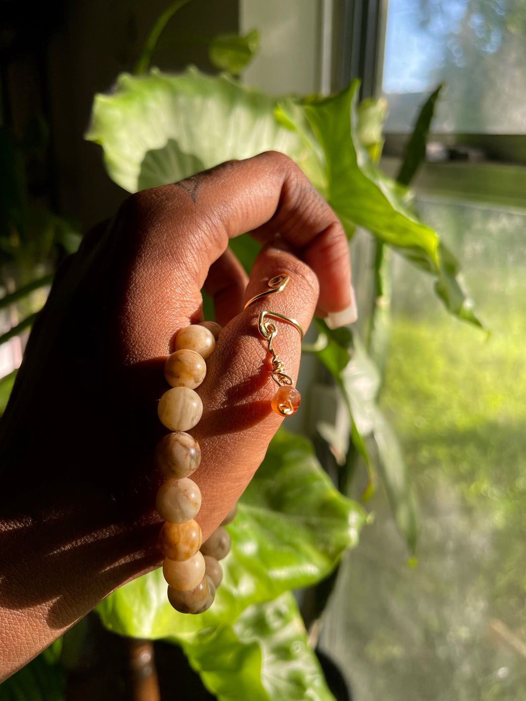 Tan Fire Agate